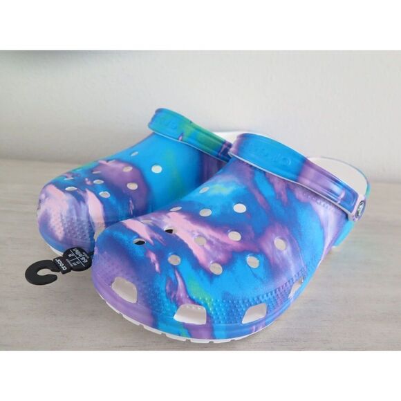 Crocs 206868-90H Men's Sz 8 Women's 10 Classic Out Of This World Slip-On Clogs - Picture 3 of 12